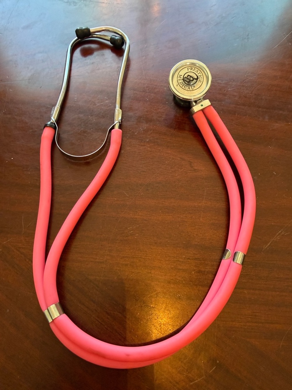 Prestige Medical Pink Dual-Head Stethoscope